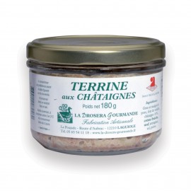 Terrine aux châtaignes 180 g LA DROSERA GOURMANDE