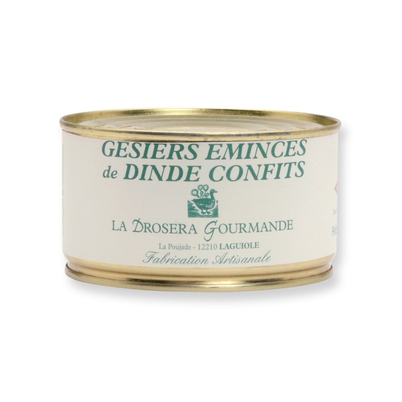 Gésiers émincés de dinde confits 190g