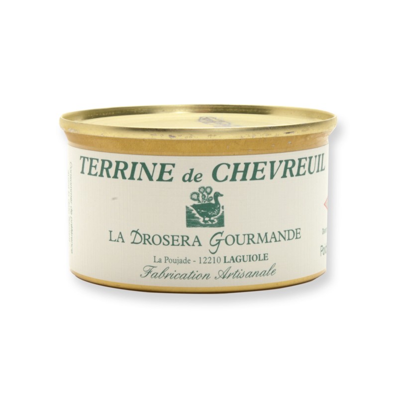 Terrine de chevreuil 130 g LA DROSERA GOURMANDE