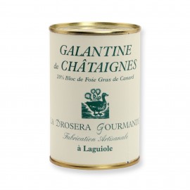 Galantine de châtaignes 400g 7/8 pers 20% bloc de foie gras de canard