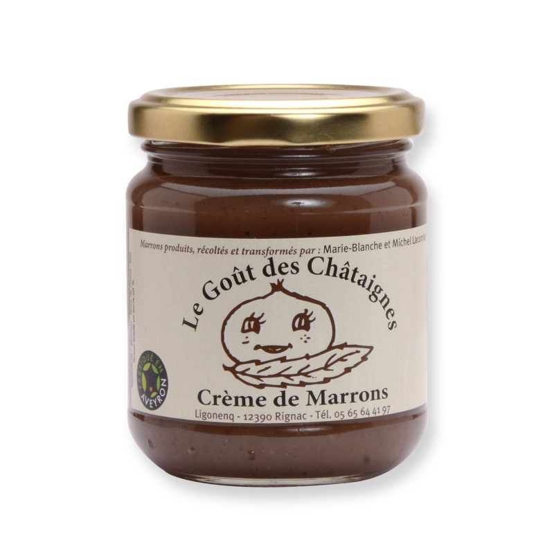 Crème de marrons 250g Fabriquée en Aveyron