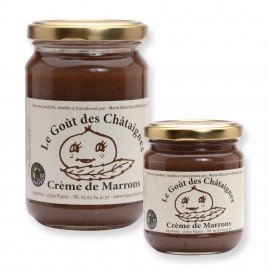 Crème de marron Fabriquée en Aveyron existe en 250g et 360g