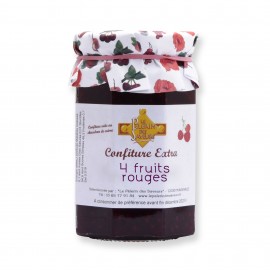 Confiture extra 4 fruits rouges 370g