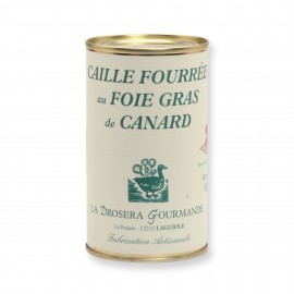 Caille fourrée au foie gras de canard 190 g LA DROSERA GOURMANDE