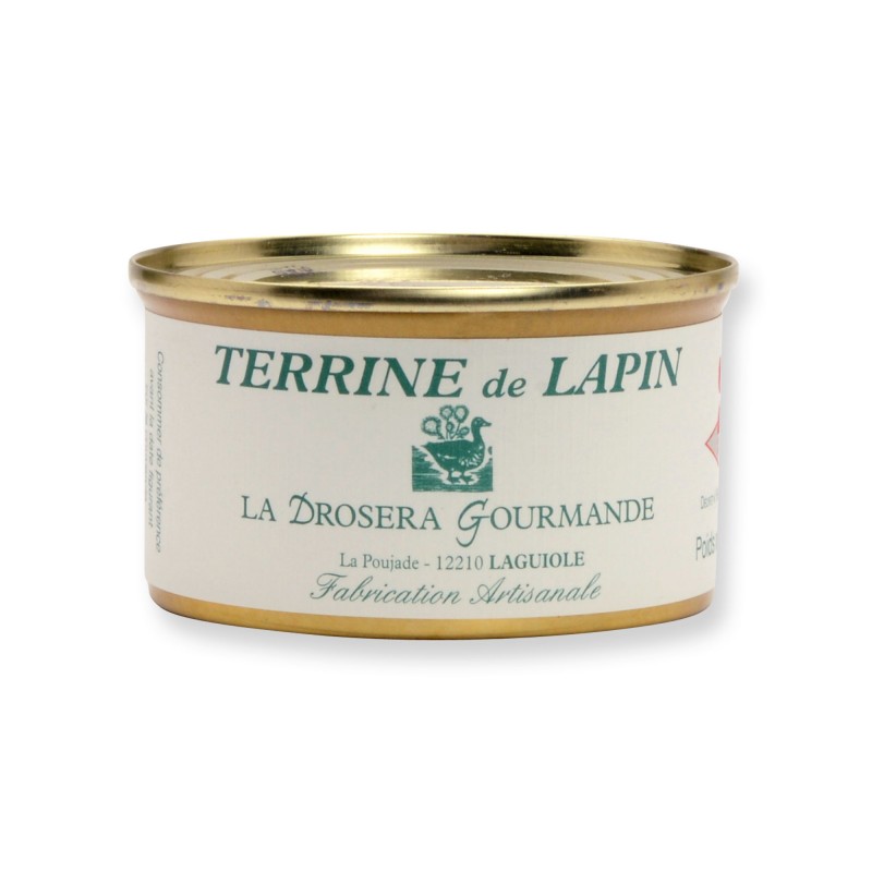 Terrine de lapin 130 g LA DROSERA GOURMANDE