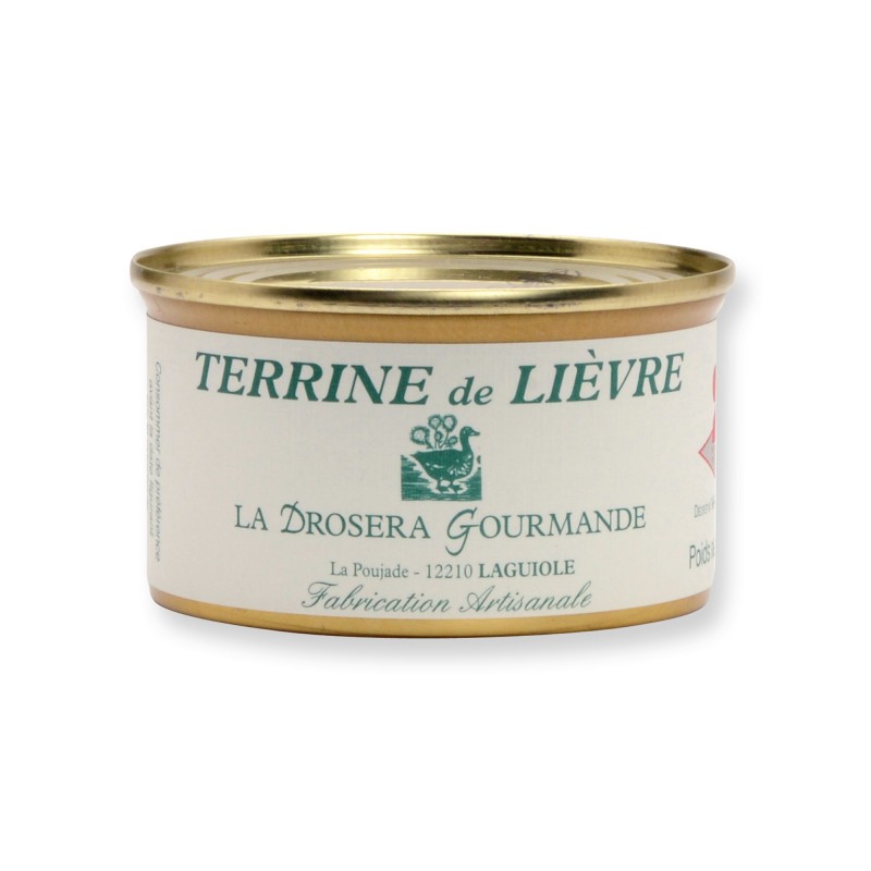 Terrine de lièvre 130 g LA DROSERA GOURMANDE