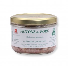 Fritons de porc 180 g LA DROSERA GOURMANDE