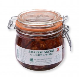 Saucisse sèche de canard à l'huile 550 g