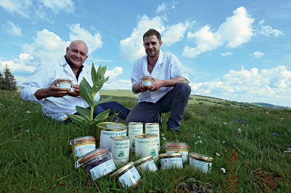 Claude et David RUS sur l’Aubrac